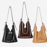 Bolso tote retro de gran capacidad, bolso de mano para la axila.